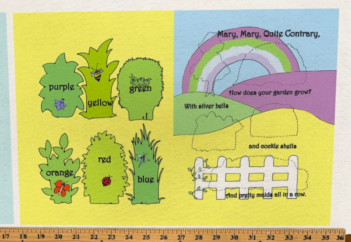 Mary Mary Quite Contrary Soft Book playmat