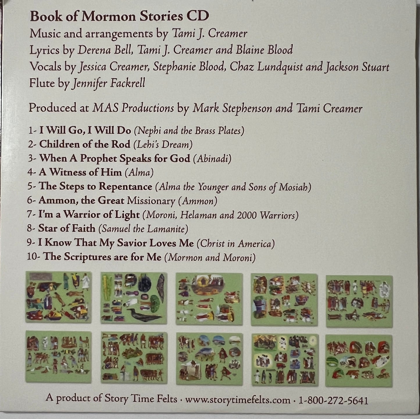Book of Mormon Cd Only Scripture Stories