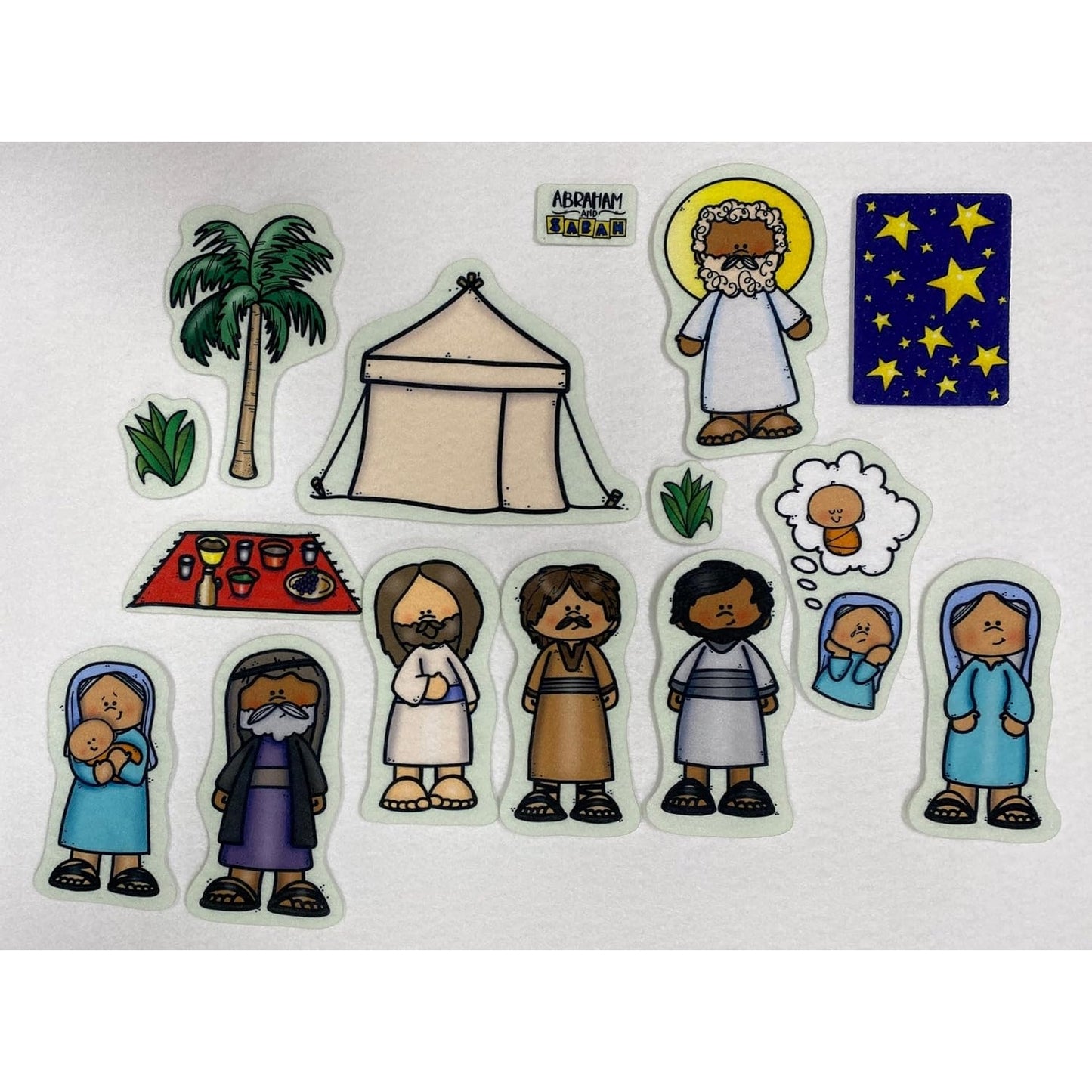 Abraham & Sarah Bible Felt Story