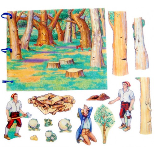 Aesops Fables Felt Book with CD