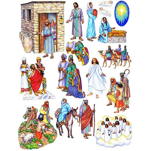 Birth of Jesus Felt Bible Story