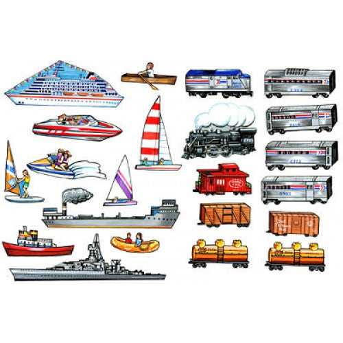 Boat & Train Soft Book or playmat