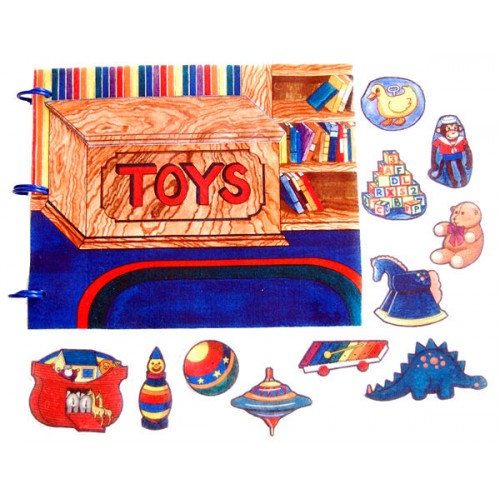 Can Do 1 Activity Felt Book- Toys & Shapes