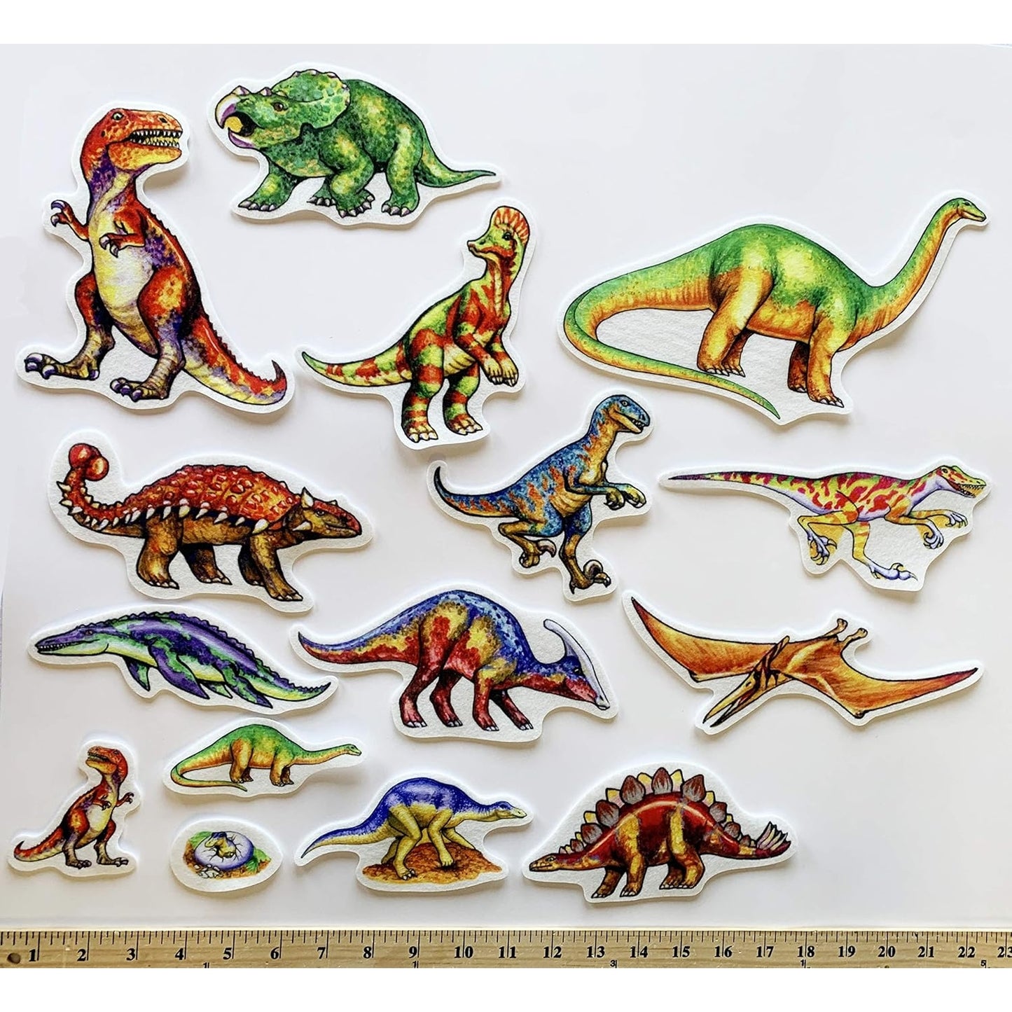 Dinosaurs Felt Figures Set 15 pieces
