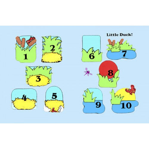 Ducks on a Pond Soft Book Playmat