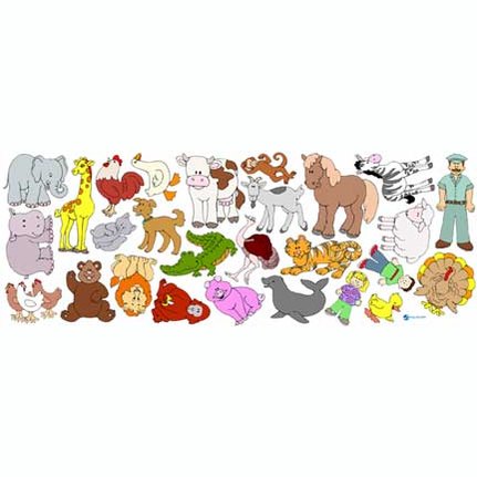 Farm & Zoo Soft Book/ playmat