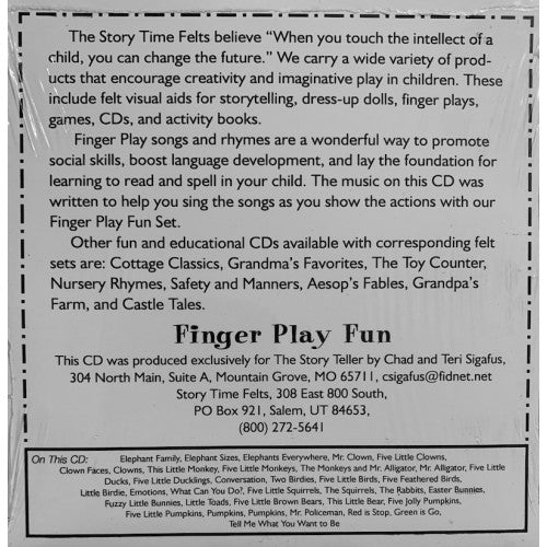 Finger Play CD only