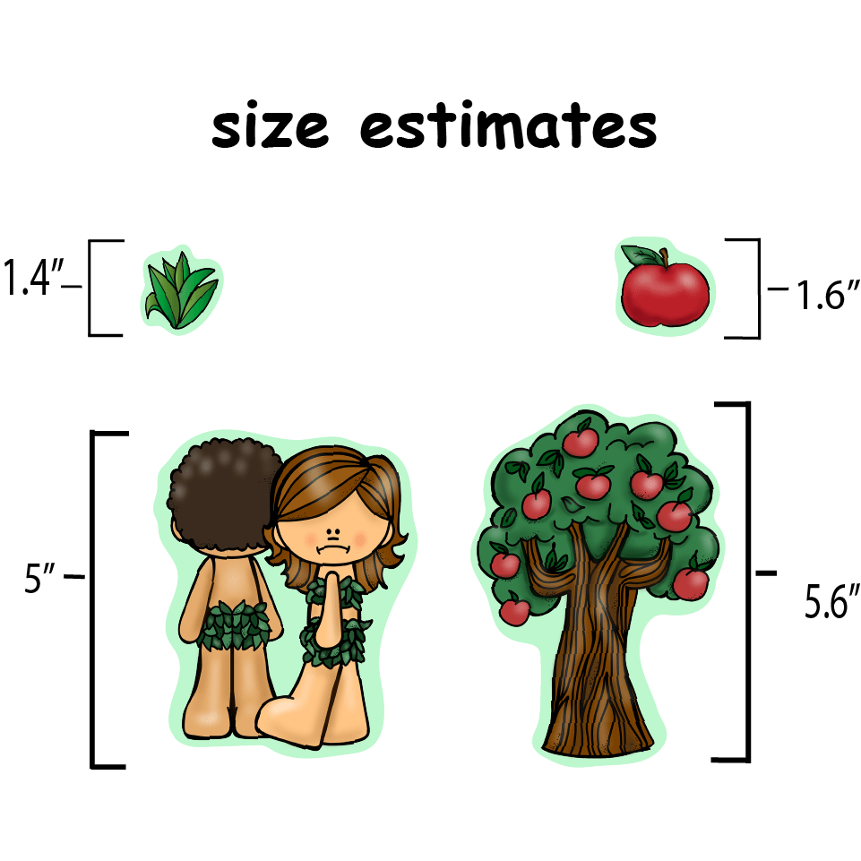 Days of Creation & Garden of Eden Felt Sets Bible Stories