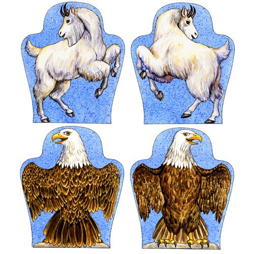 Eagle & Mountain Goat Puppets