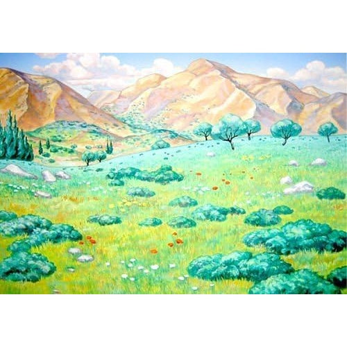 Hillside Meadow Flannel Board Cover