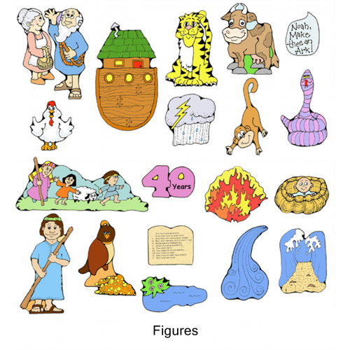 Noah & Moses Soft book/playmat