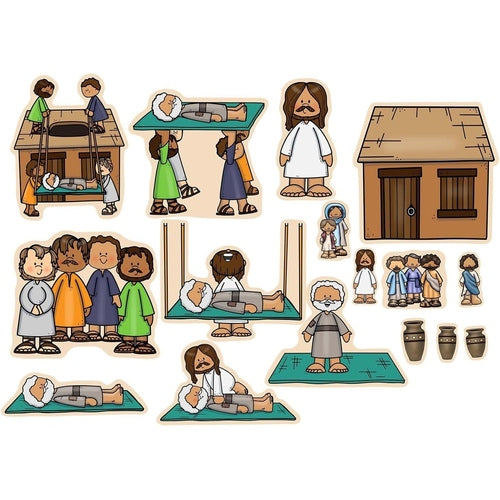 Jesus Heals The Paralyzed Man Bible Story