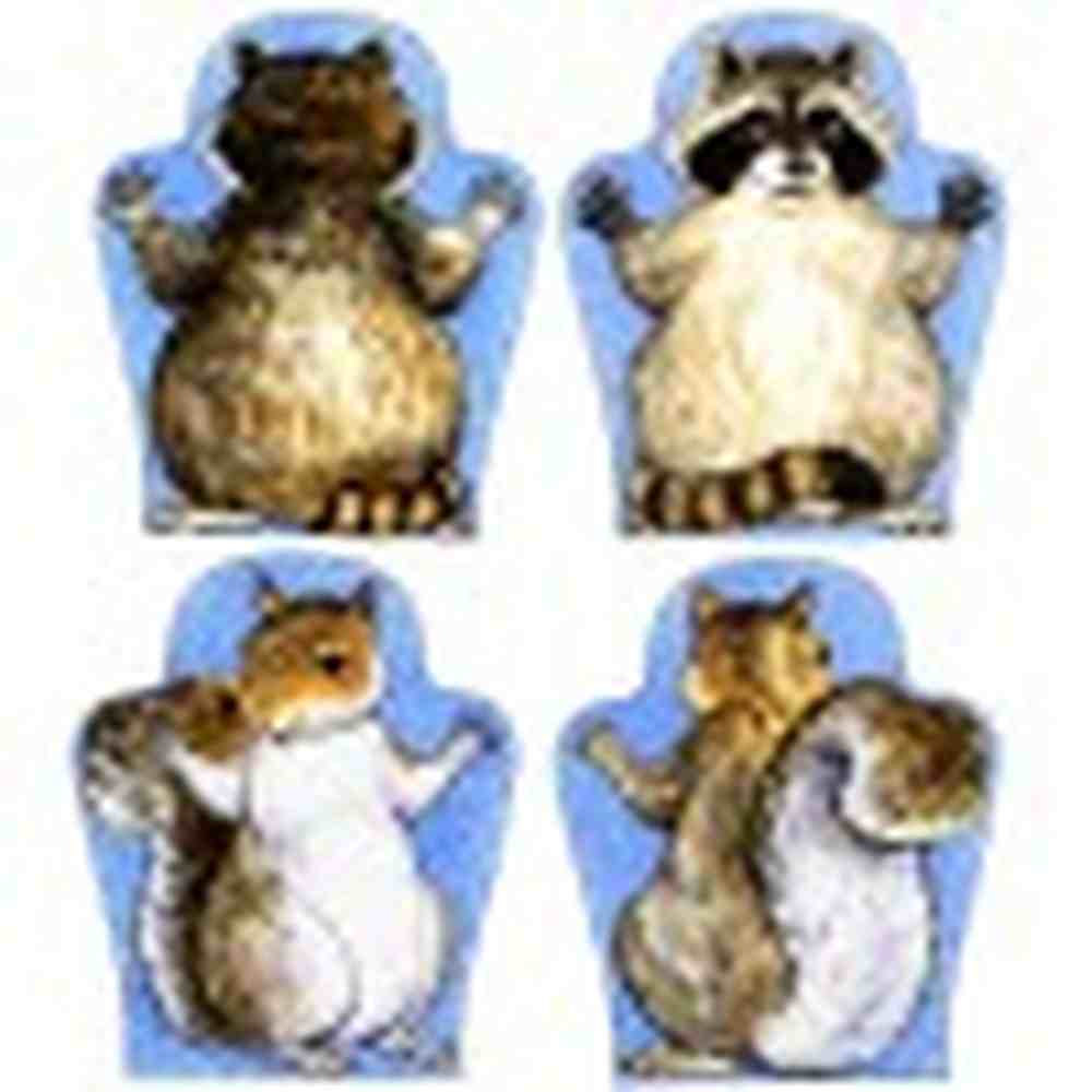 Raccoon & Squirrel Puppets