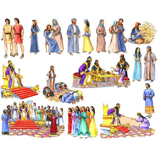 Ruth and Esther Bible Felt Story