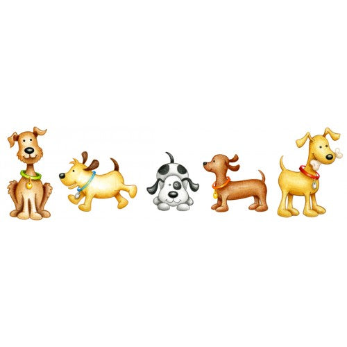 Five Little Dogs Finger Play