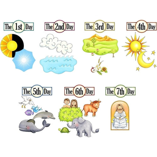 7 Days of Creation Felt Bible Story