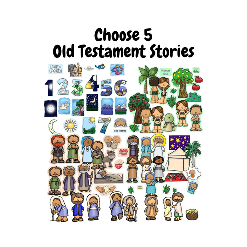 Bible Stories Bundle Choose 5 Stories