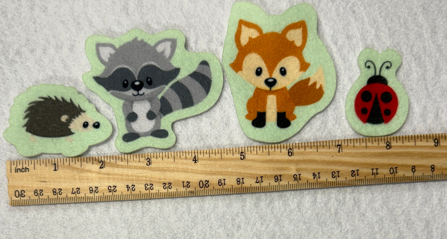 Boys Camping Adventure Felt Figures