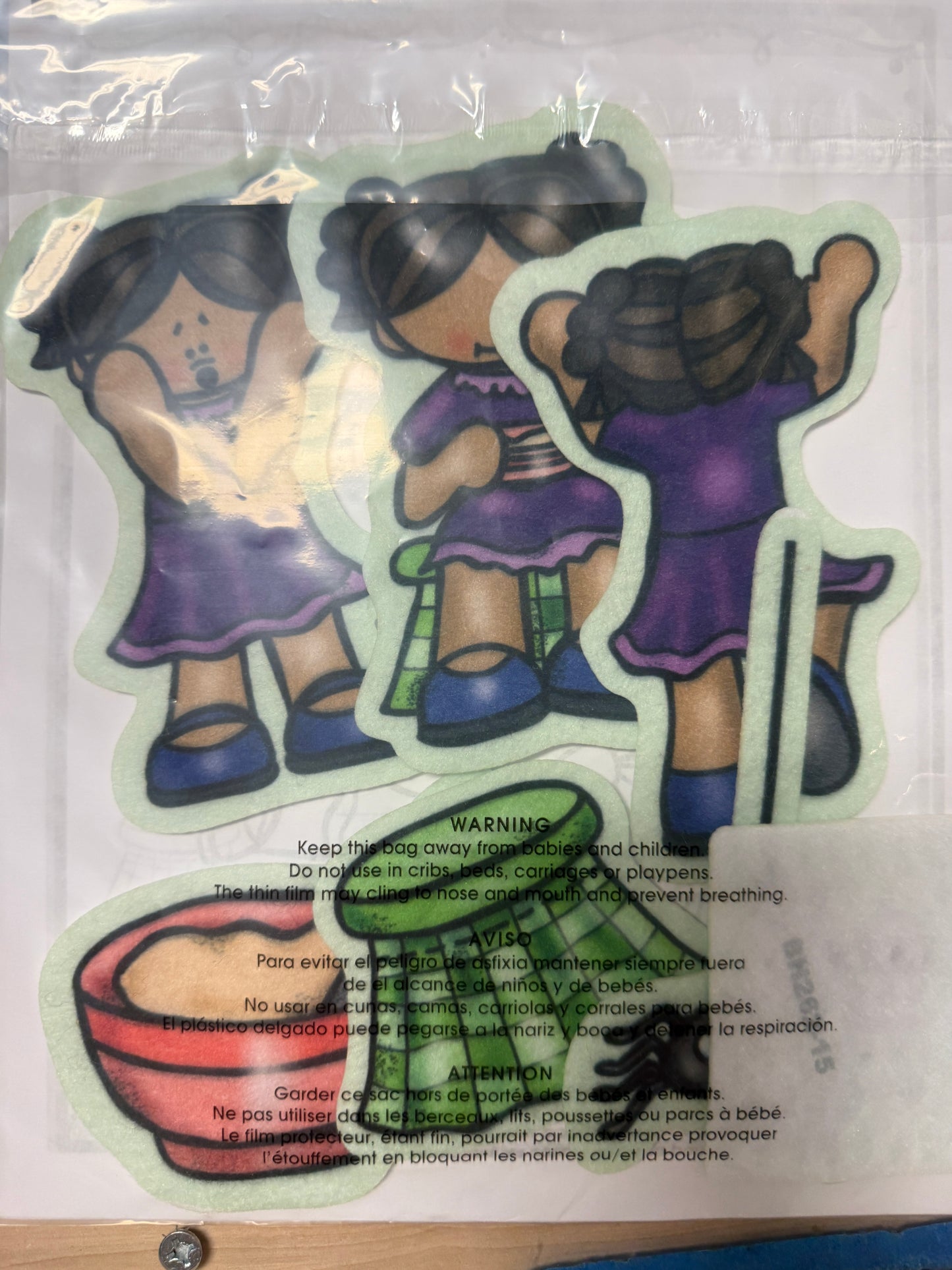 Little Miss Muffet Felt Figures