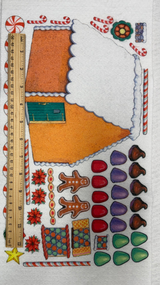Gingerbread Felt House Felt Story- clearance sale