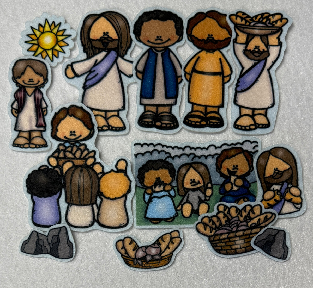 Jesus Feeds The 5000 Bible Mini Size-  Clearance Sale