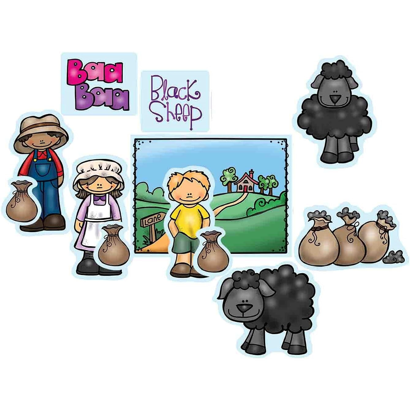 Baa Baa Black Sheep Felt Story