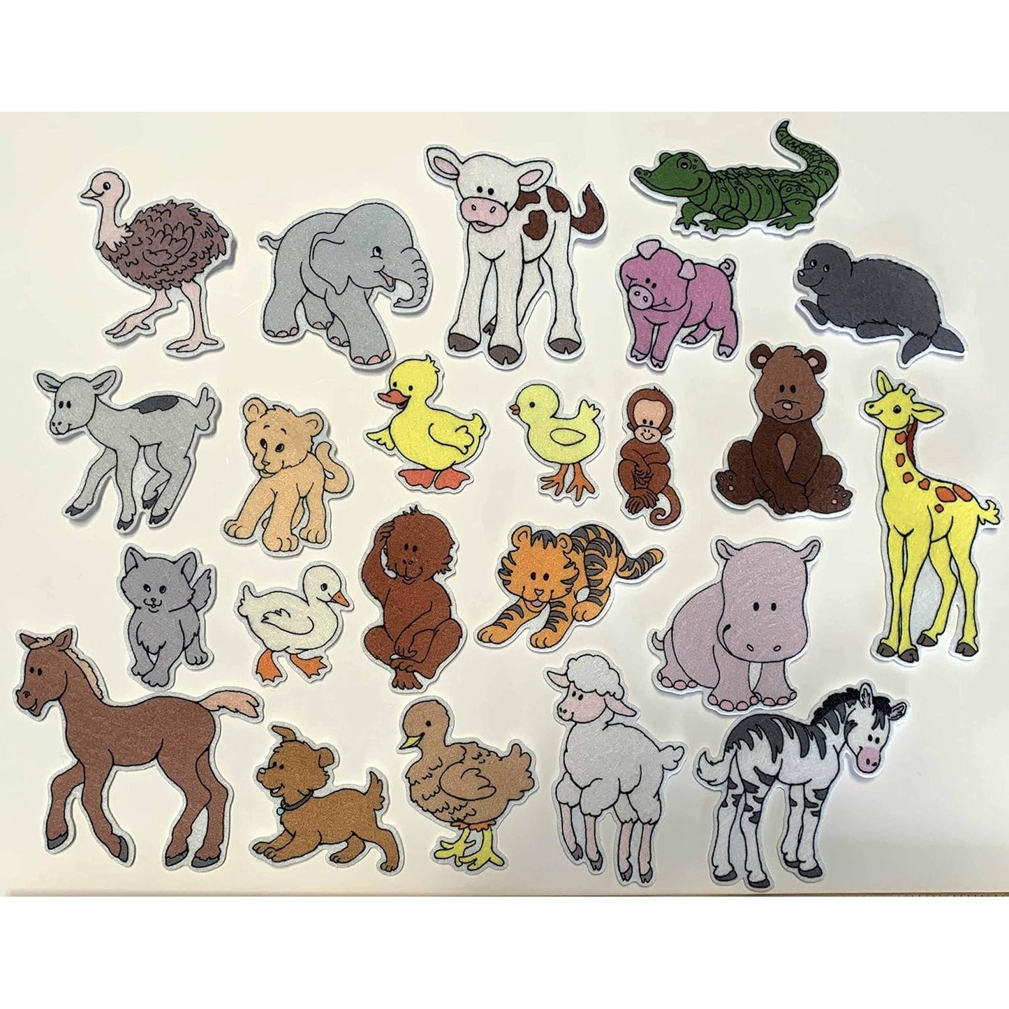 Baby Animals 23 felt figures Adventure Kit