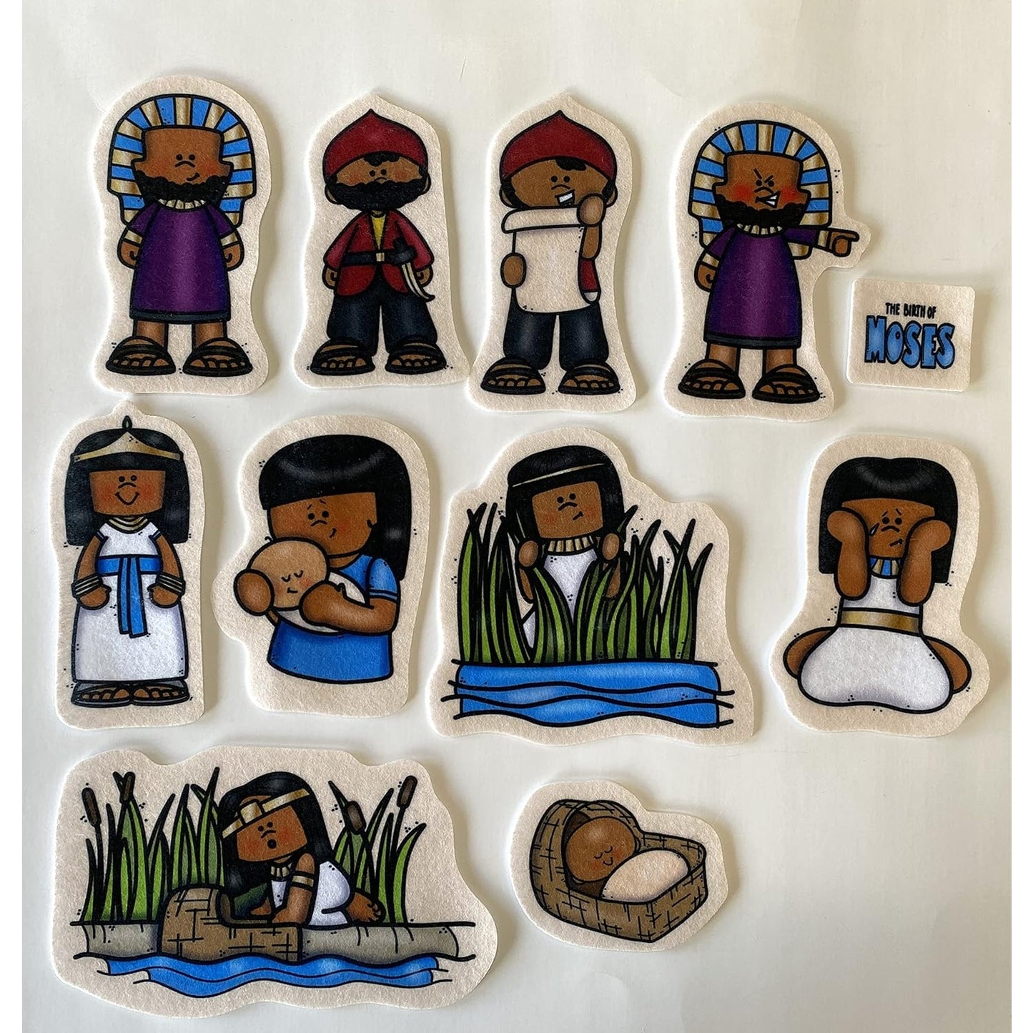 Baby Moses Felt Bible Story