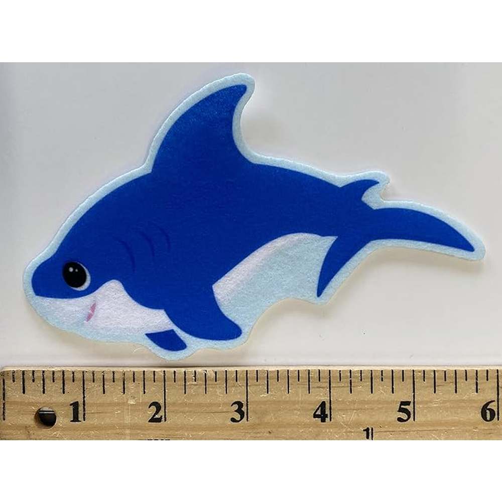 Baby Shark Family & Ocean Sea Life Creatures Plus Background