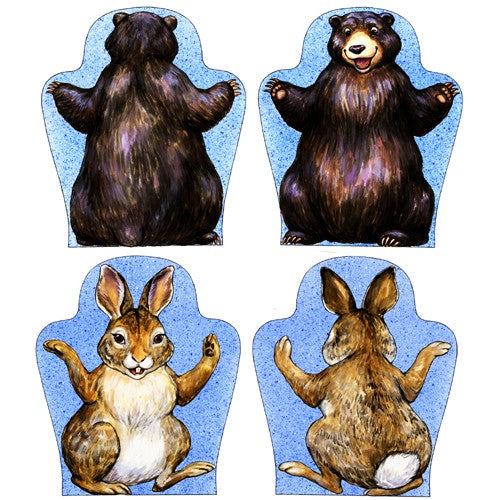 Bear & Rabbit Puppets