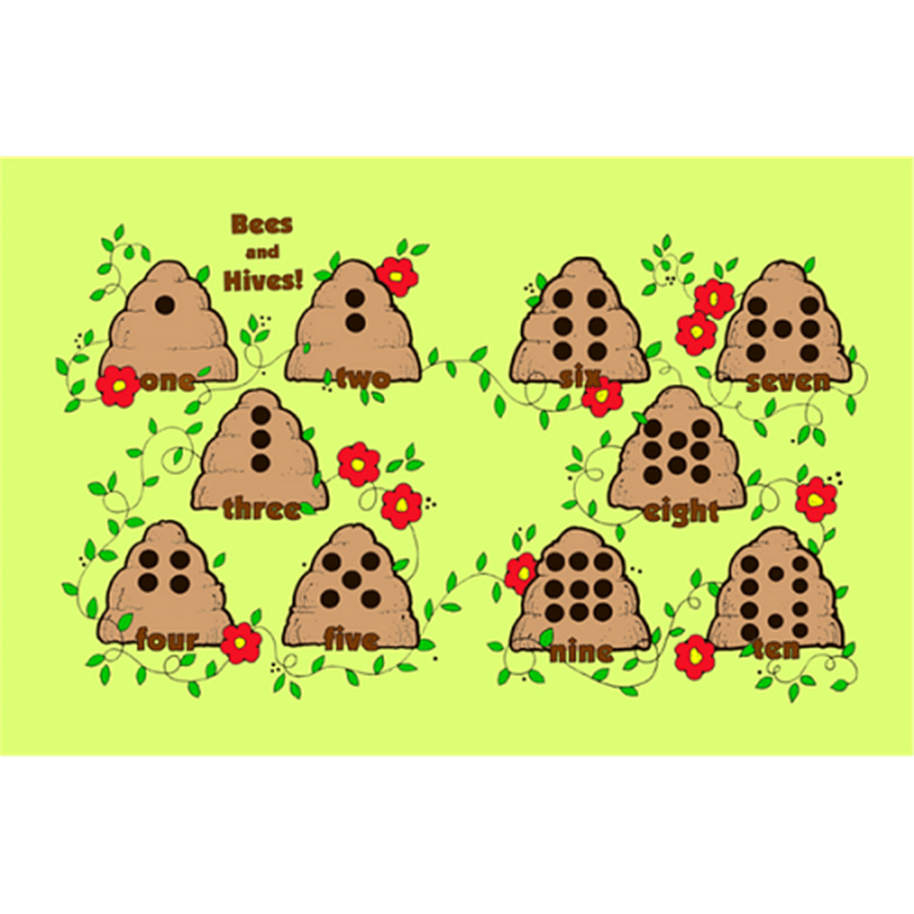 Bees & Hive Soft Book or Playmats