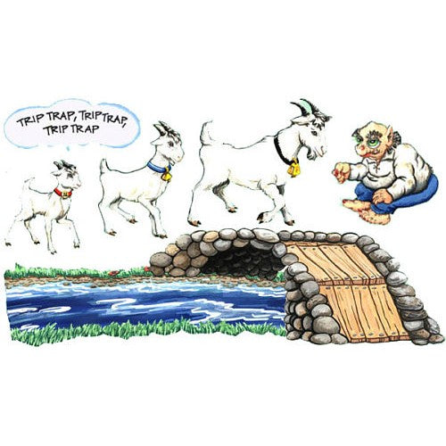 Three Billy Goats Gruff Felt Story