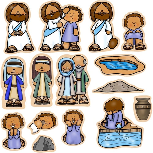 Jesus Heals a Blind Man Bible Story