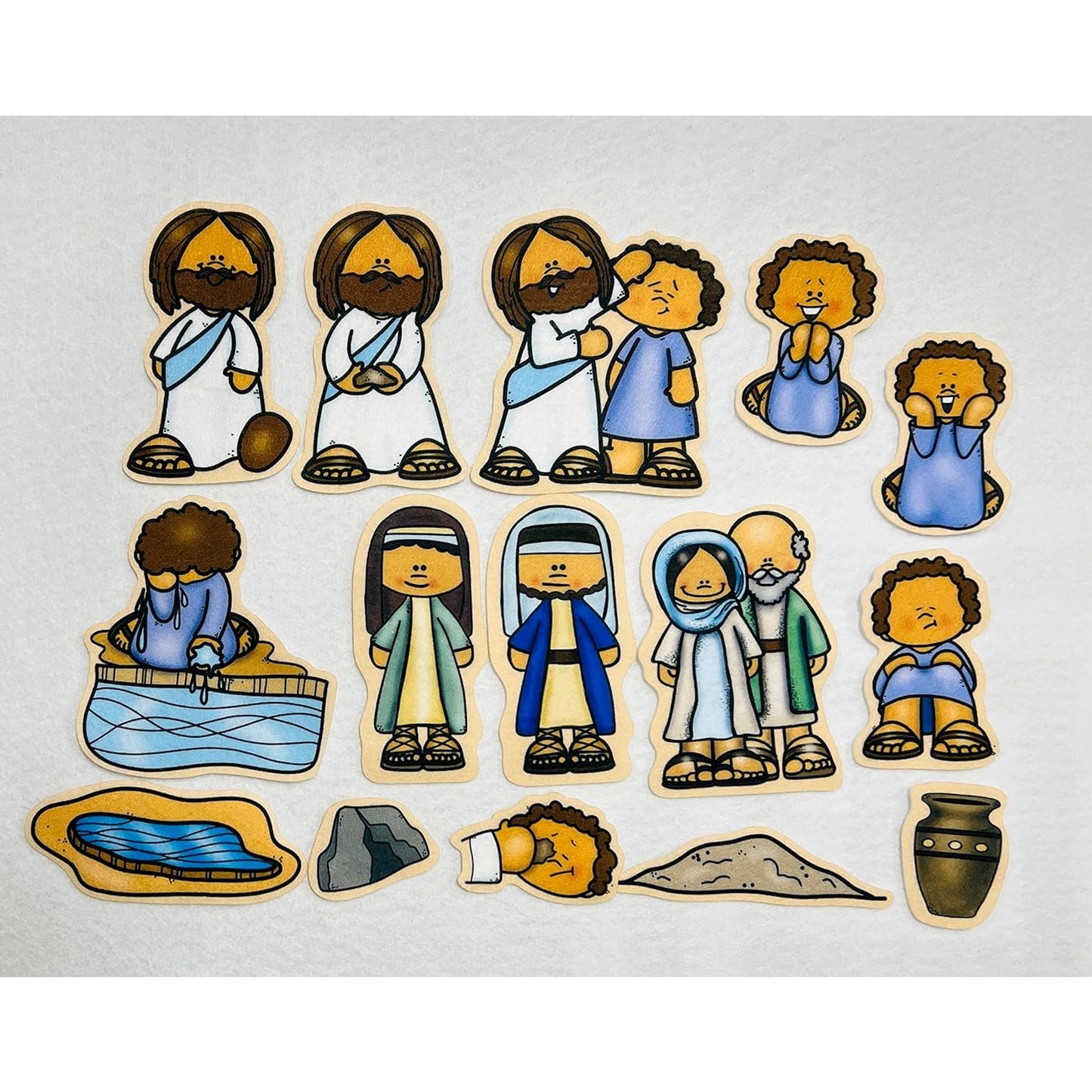 Jesus Heals a Blind Man Bible Story