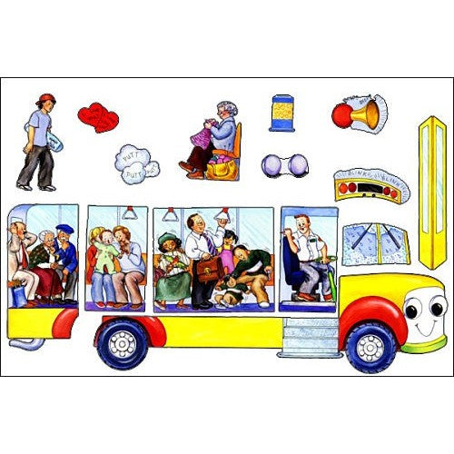 Build a Bus- Wheels on The Bus