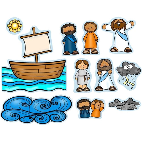 Jesus Calms The Storm Bible Story