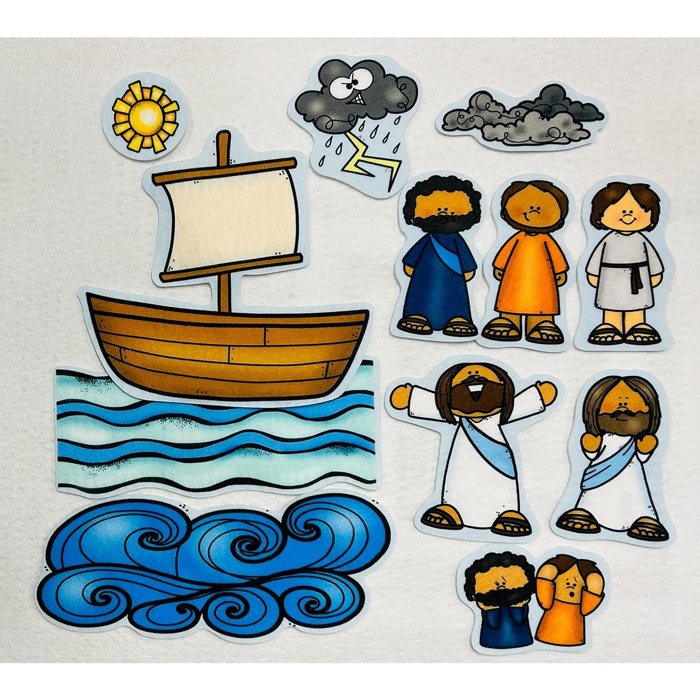 Jesus Calms The Storm Bible Story