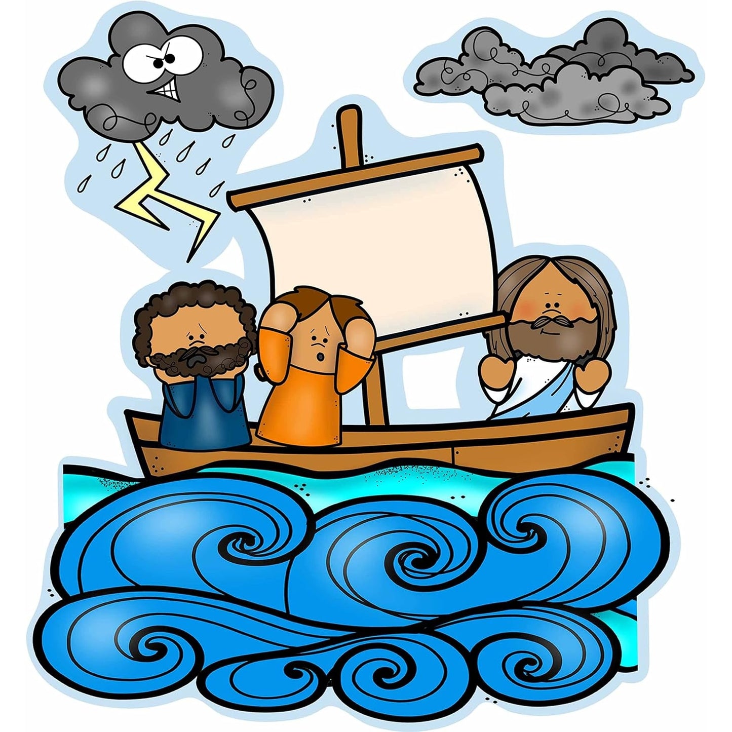 Jesus Calms The Storm Bible Story