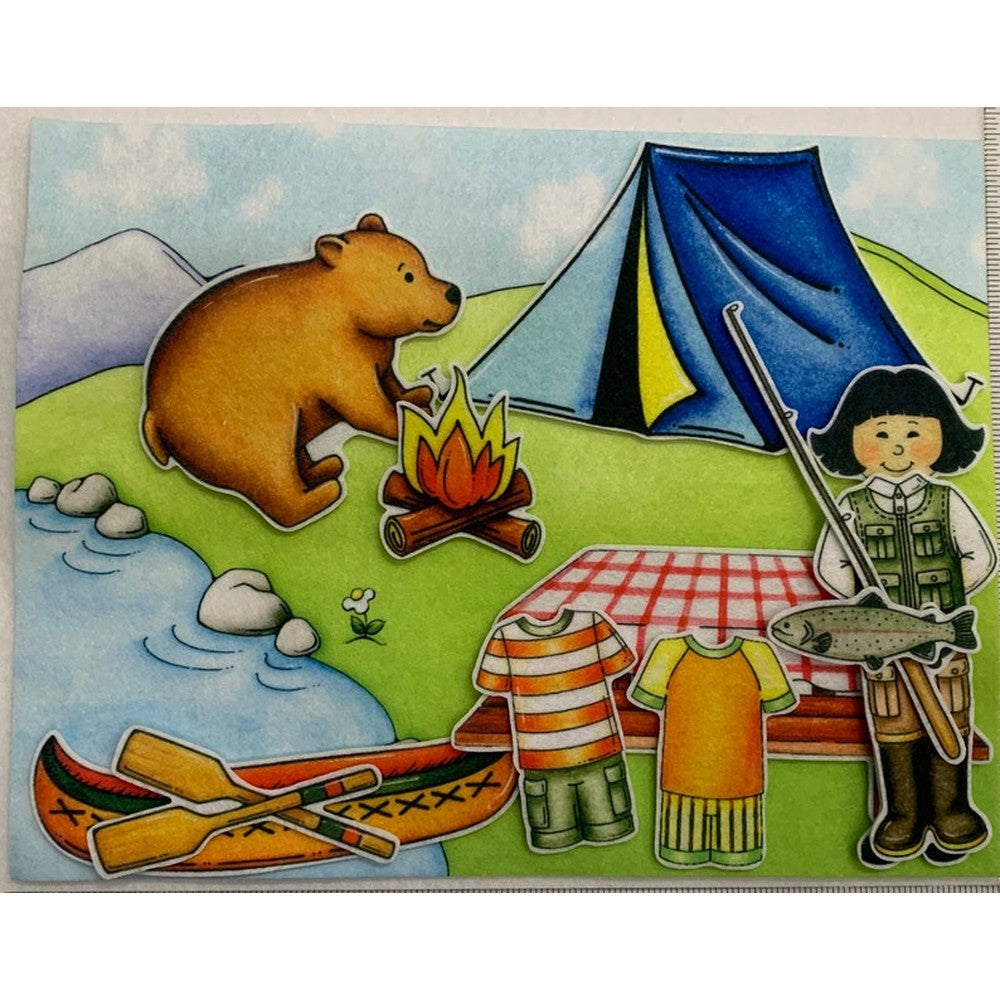 My Friends Camping Dress up Doll