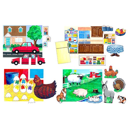 Can Do 2 -Activity Felt Book- House & Farm
