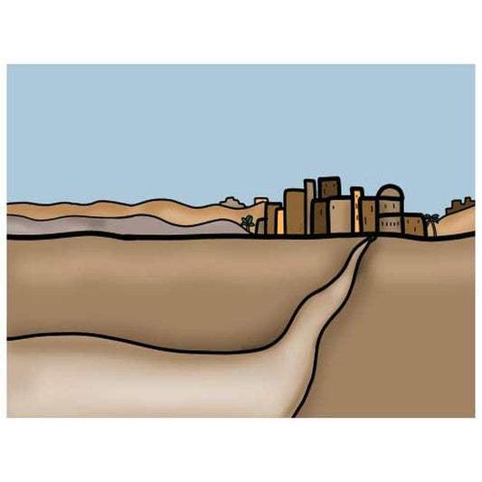 Desert City Background