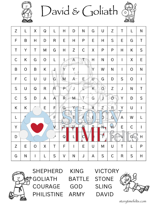 David Word Search Printable
