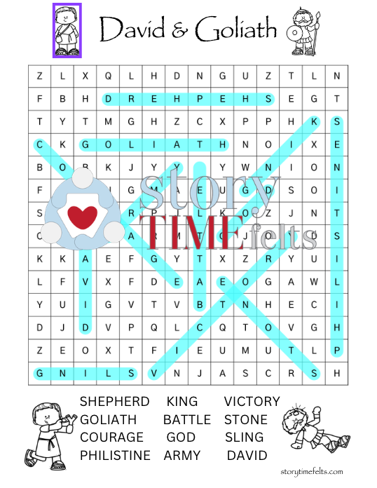 David Word Search Printable