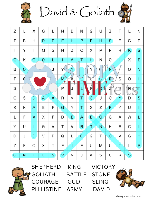 David Word Search Printable