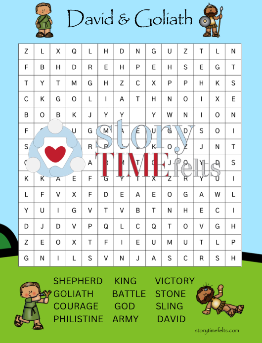 David Word Search Printable