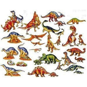 Dinosaurs Felt Figures- 31 pieces
