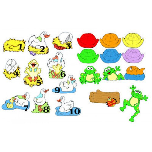 Ducks on a Pond Soft Book Playmat