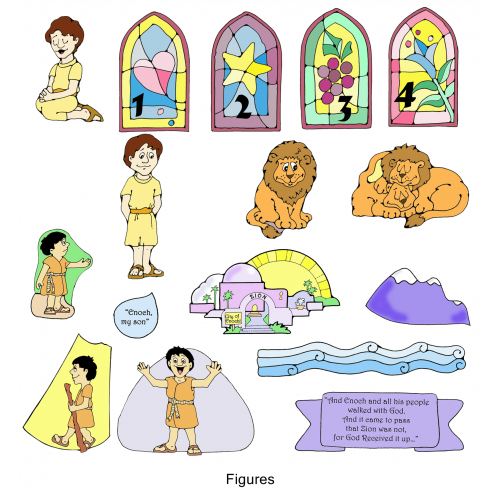 Enoch & Daniel Soft Book/playmat