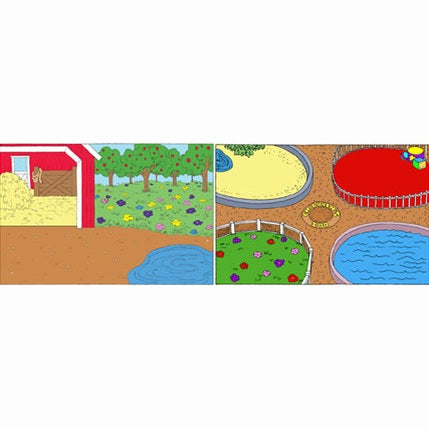 Farm & Zoo Soft Book/ playmat