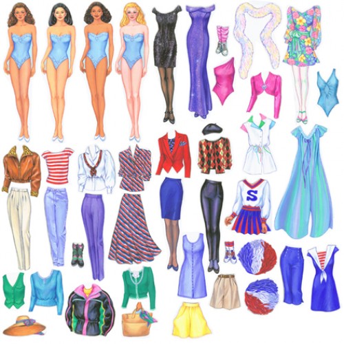 Felt Fashion Dolls